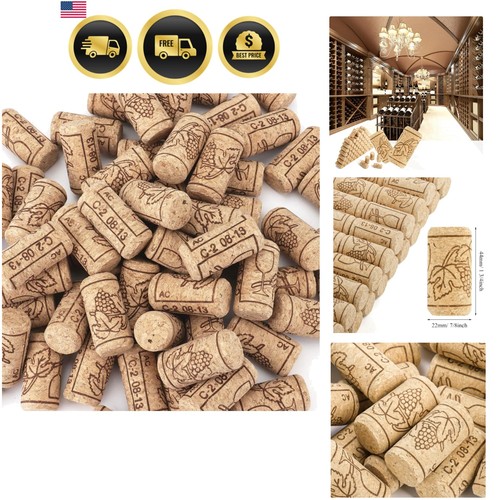 100 pack natural wine corks - 100,